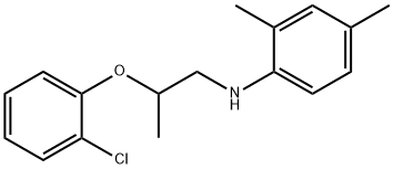 N-[2-(2-Chlorophenoxy)propyl]-2,4-dimethylaniline Struktur