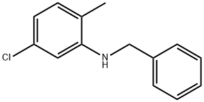 N-Benzyl-5-chloro-2-methylaniline Struktur