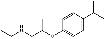 N-Ethyl-2-(4-isopropylphenoxy)-1-propanamine Struktur