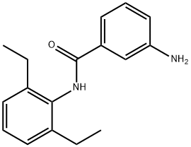 3-amino-N-(2,6-diethylphenyl)benzamide Struktur