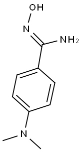 4-(dimethylamino)-N'-hydroxybenzenecarboximidamide Struktur