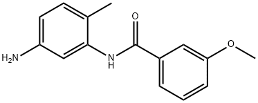 N-(5-amino-2-methylphenyl)-3-methoxybenzamide Struktur