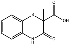 2-methyl-3-oxo-3,4-dihydro-2H-1,4-benzothiazine-2-carboxylic acid Struktur