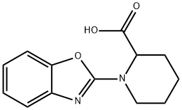 1-(1,3-benzoxazol-2-yl)piperidine-2-carboxylic acid Struktur