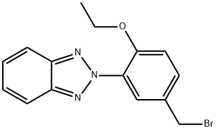 2-[5-(bromomethyl)-2-ethoxyphenyl]-2H-1,2,3-benzotriazole Struktur