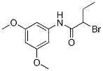 2-bromo-N-(3,5-dimethoxyphenyl)butanamide Struktur