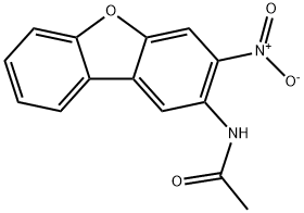 N-(3-nitrodibenzo[b,d]furan-2-yl)acetamide Struktur