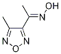 (1E)-1-(4-methyl-1,2,5-oxadiazol-3-yl)ethanone oxime Struktur