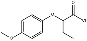 2-(4-methoxyphenoxy)butanoyl chloride Struktur