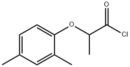 2-(2,4-dimethylphenoxy)propanoyl chloride Struktur