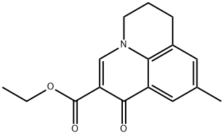 ethyl 9-methyl-1-oxo-6,7-dihydro-1H,5H-pyrido[3,2,1-ij]quinoline-2-carboxylate Struktur