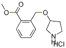 Methyl 2-[(3-pyrrolidinyloxy)methyl]benzoatehydrochloride Struktur