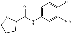 N-(3-Amino-4-chlorophenyl)tetrahydro-2-furancarboxamide Struktur