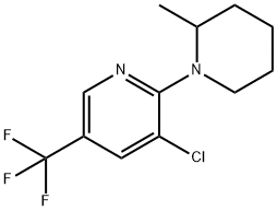 3-Chloro-2-(2-methyl-1-piperidinyl)-5-(trifluoromethyl)pyridine Struktur