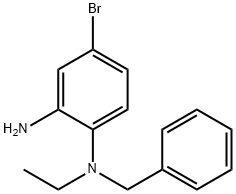 N-1-Benzyl-4-bromo-N-1-ethyl-1,2-benzenediamine Struktur