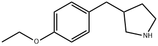 3-(4-Ethoxybenzyl)pyrrolidine Struktur