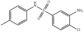 3-Amino-4-chloro-N-(4-methylphenyl)-benzenesulfonamide Struktur