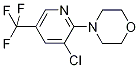 4-[3-Chloro-5-(trifluoromethyl)-2-pyridinyl]-morpholine Struktur