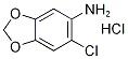 6-Chloro-benzo[1,3]dioxol-5-ylamine hydrochloride Struktur