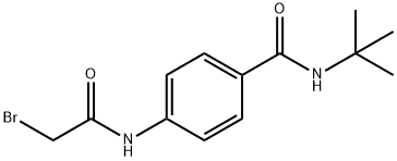 4-[(2-Bromoacetyl)amino]-N-(tert-butyl)benzamide Struktur