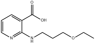 2-[(3-Ethoxypropyl)amino]nicotinic acid Struktur