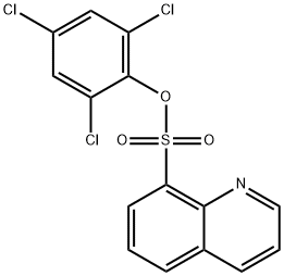 2,4,6-Trichlorophenyl 8-quinolinesulfonate Struktur