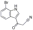 7-Bromo-3-cyanoacetylindol Struktur