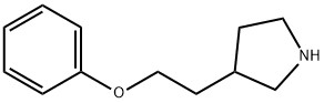 3-(2-Phenoxyethyl)pyrrolidine Struktur