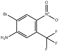 2-Bromo-4-nitro-5-(trifluoromethyl)aniline Struktur