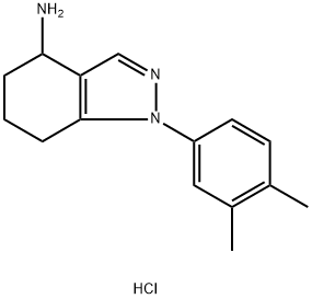 1H-indazol-4-amine, 1-(3,4-dimethylphenyl)-4,5,6,7-tetrahy Struktur