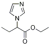 1H-imidazole-1-acetic acid, alpha-ethyl-, ethyl ester Struktur