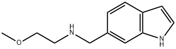 (1H-indol-6-ylmethyl)(2-methoxyethyl)amine Struktur