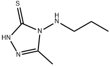 5-Methyl-4-(propylamino)-4H-1,2,4-triazole-3-thiol Struktur