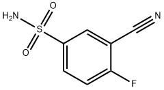 3-Cyano-4-fluorobenzenesulfonamide Struktur