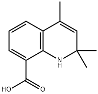 2,2,4-Trimethyl-1,2-dihydroquinoline-8-carboxylic acid Struktur