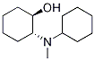 trans-2-[Cyclohexyl(methyl)amino]cyclohexanol Struktur