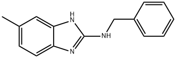 N-Benzyl-6-methyl-1H-benzimidazol-2-amine Struktur