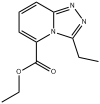 Ethyl 3-ethyl[1,2,4]triazolo[4,3-a]pyridine-5-carboxylate Struktur