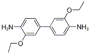 3,3'-Diethoxybiphenyl-4,4'-diamine Struktur