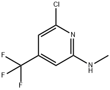 (6-Chloro-4-(trifluoromethyl)pyridin-2-yl)-methylamine Struktur