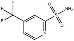 4-(Trifluoromethyl)pyridine-2-sulfonic acid amide Struktur