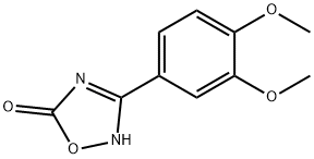 3-(3,4-Dimethoxyphenyl)-1,2,4-oxadiazol-5-ol Struktur