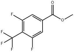 Methyl 3,5-difluoro-4-(trifluoromethyl)benzoate Struktur