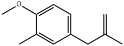 3-(4-Methoxy-3-methylphenyl)-2-methylprop-1-ene Struktur