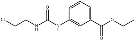 3-[3-(2-Chloroethyl)ureido]benzoic acid ethyl ester Struktur