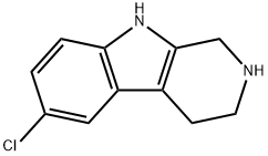 6-CHLORO-2,3,4,9-TETRAHYDRO-1H-BETA-CARBOLINEHYDROCHLORIDE Struktur