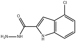 4-CHLOROINDOLE-2-CARBOHYDRAZIDE Struktur