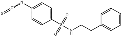 4-ISOTHIOCYANATO-N-(2-PHENYLETHYL)BENZENESULFONAMIDE Struktur