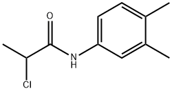 2-chloro-N-(3,4-dimethylphenyl)propanamide Struktur