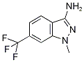 1-methyl-6-(trifluoromethyl)-1H-indazol-3-amine Struktur